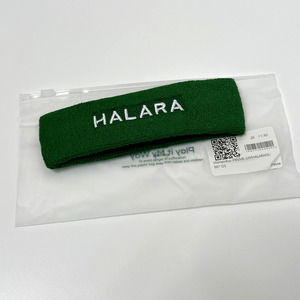 NWOT Halara Sweatband Headband One Size Green